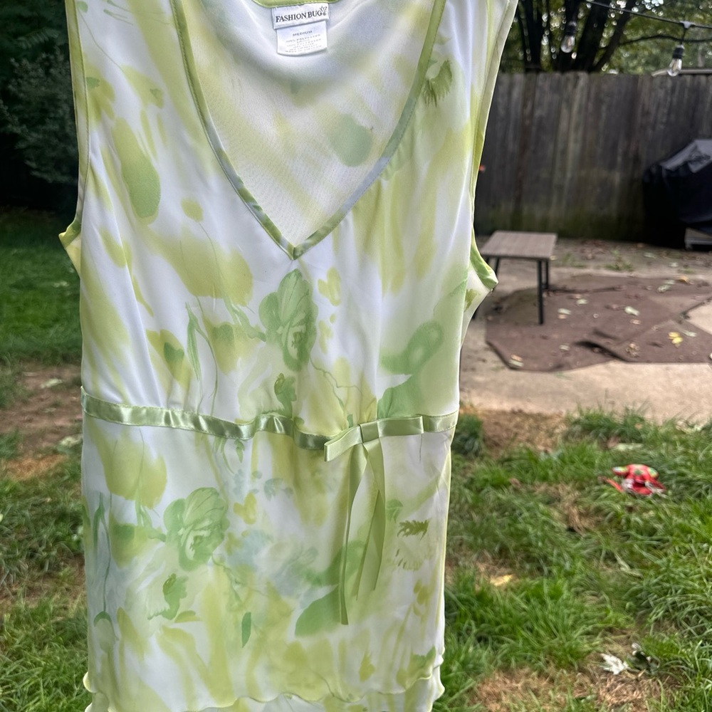 Fashion Bug Women's Green Sleeveless Top